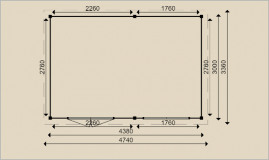 Modern tuinhuis 90009 600x359