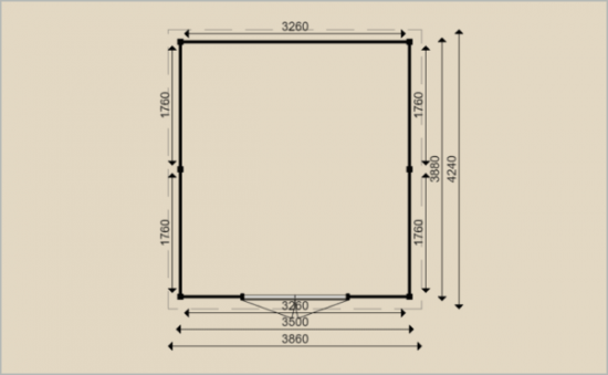 Modern tuinhuis 90015 600x370